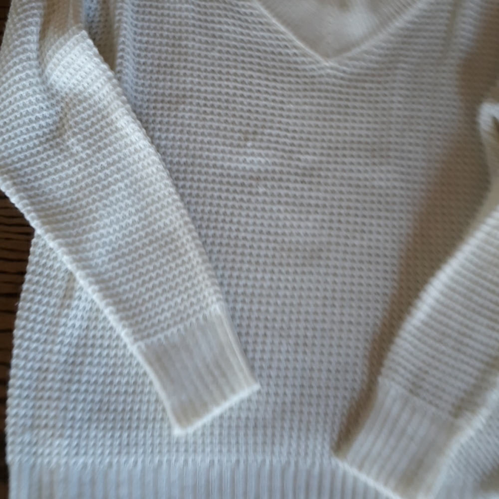Womens off white sweater